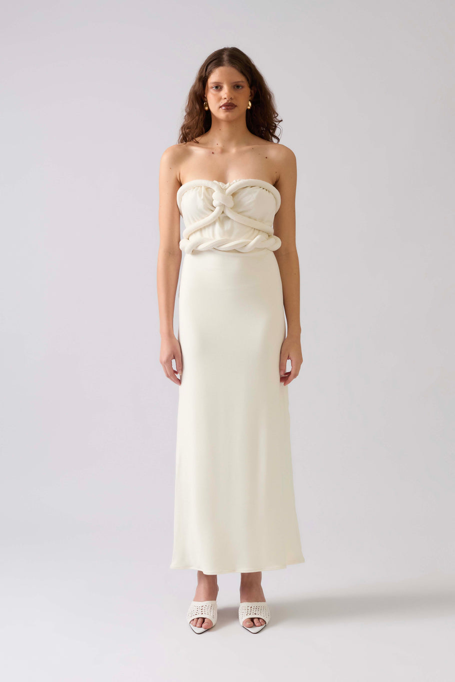 Vestido Cana II Tricot Chalk