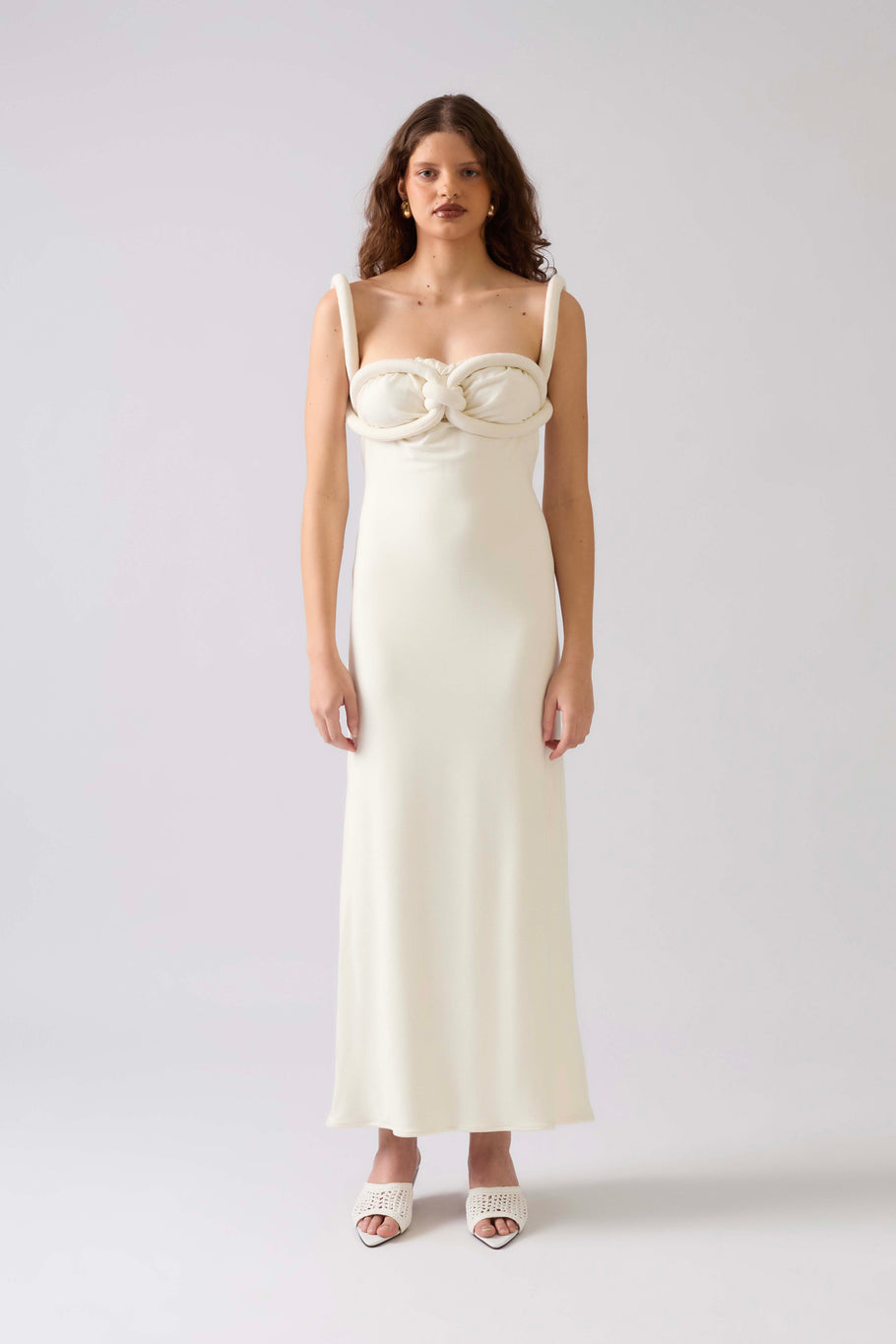 Vestido Cana II Tricot Chalk