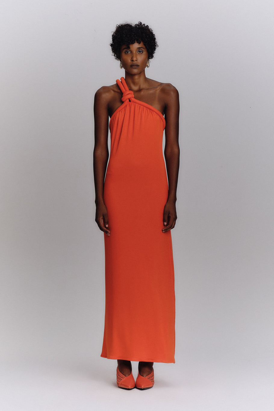 Vestido Cana II Tricot Scarlet