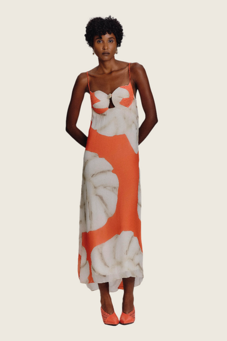 Vestido Vênus Midi Nautillus Amarilis