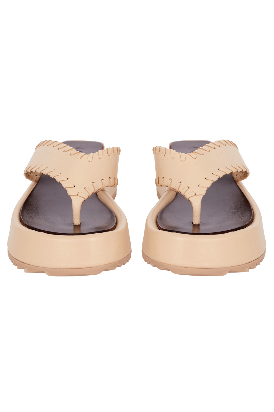 Flatform Alinhavo Creme