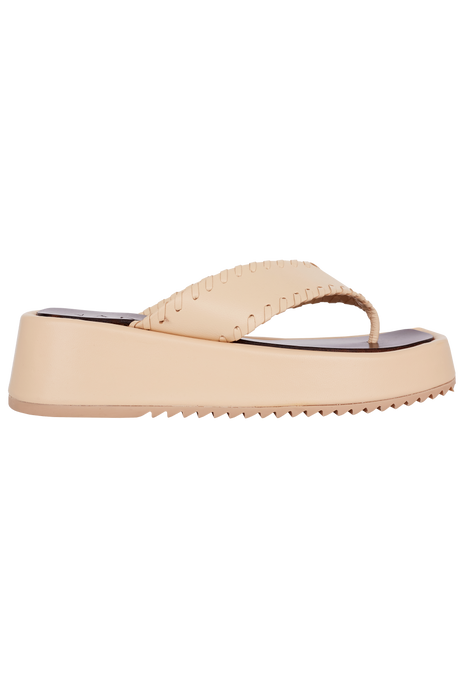Flatform Alinhavo Creme