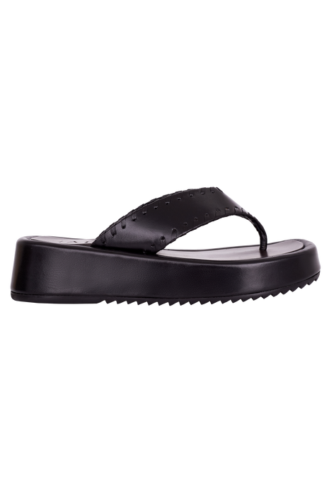 Flatform Alinhavo Preto