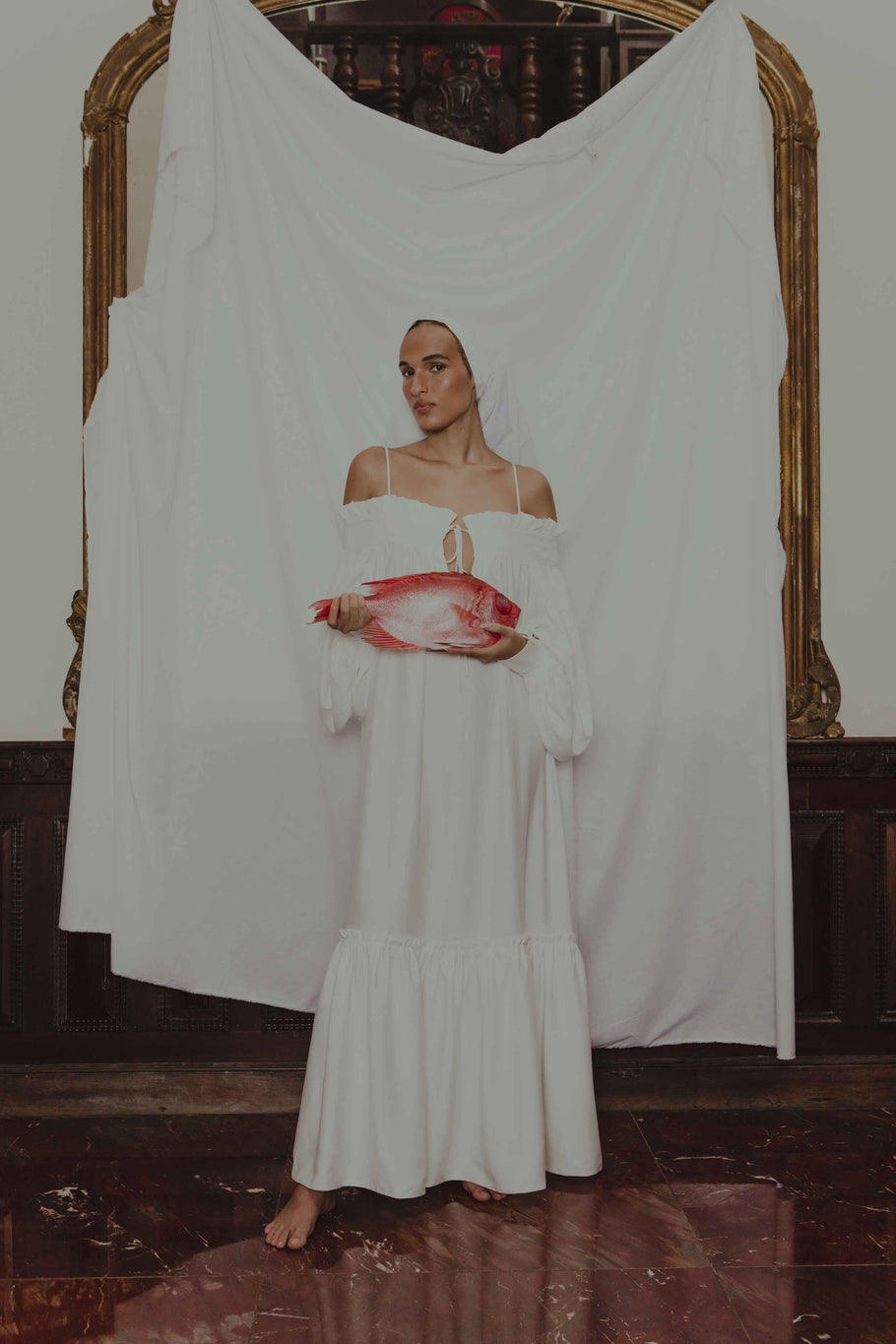 Vestido Poet off-white