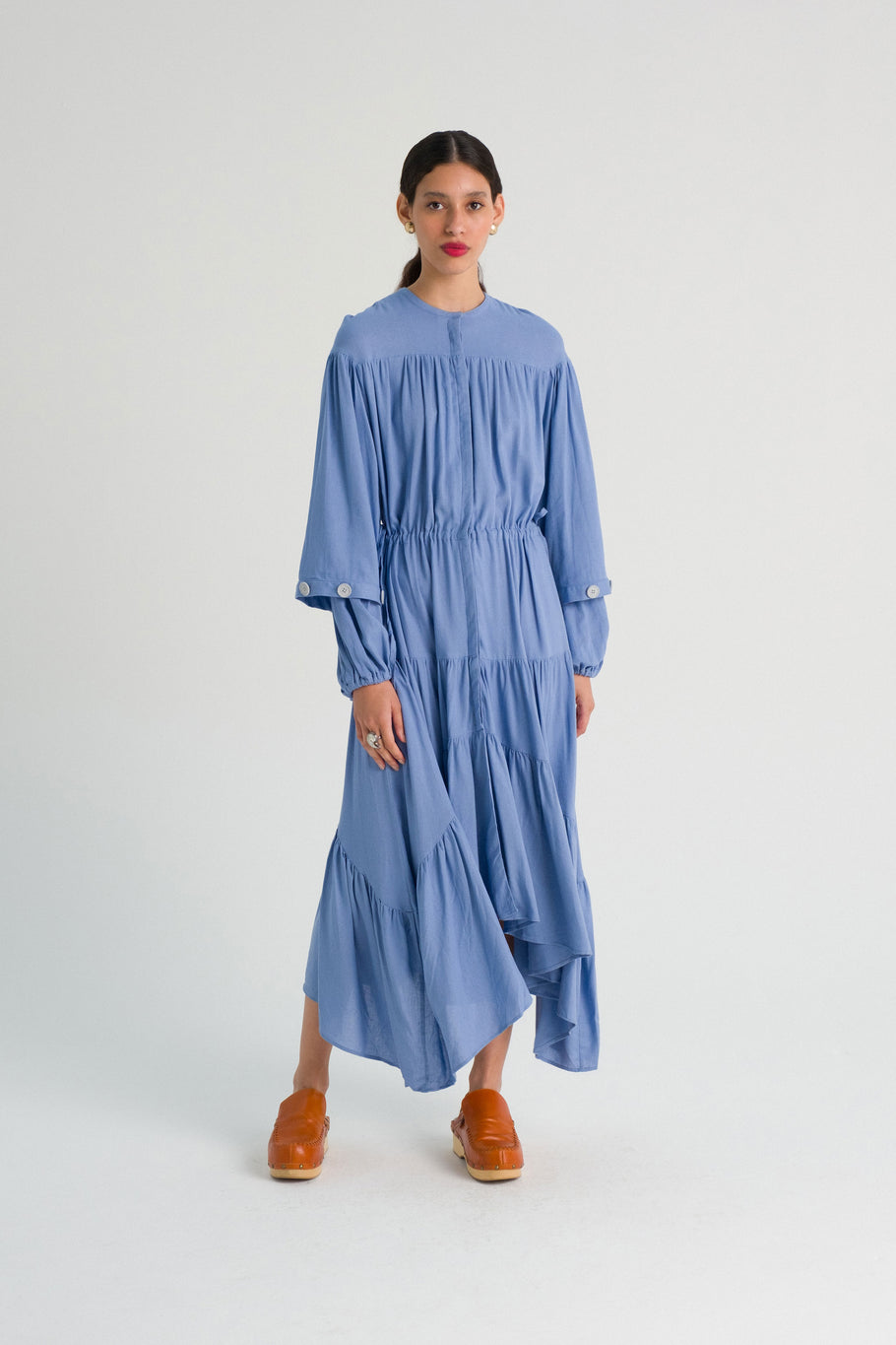 Vestido Thabat Azul Maya