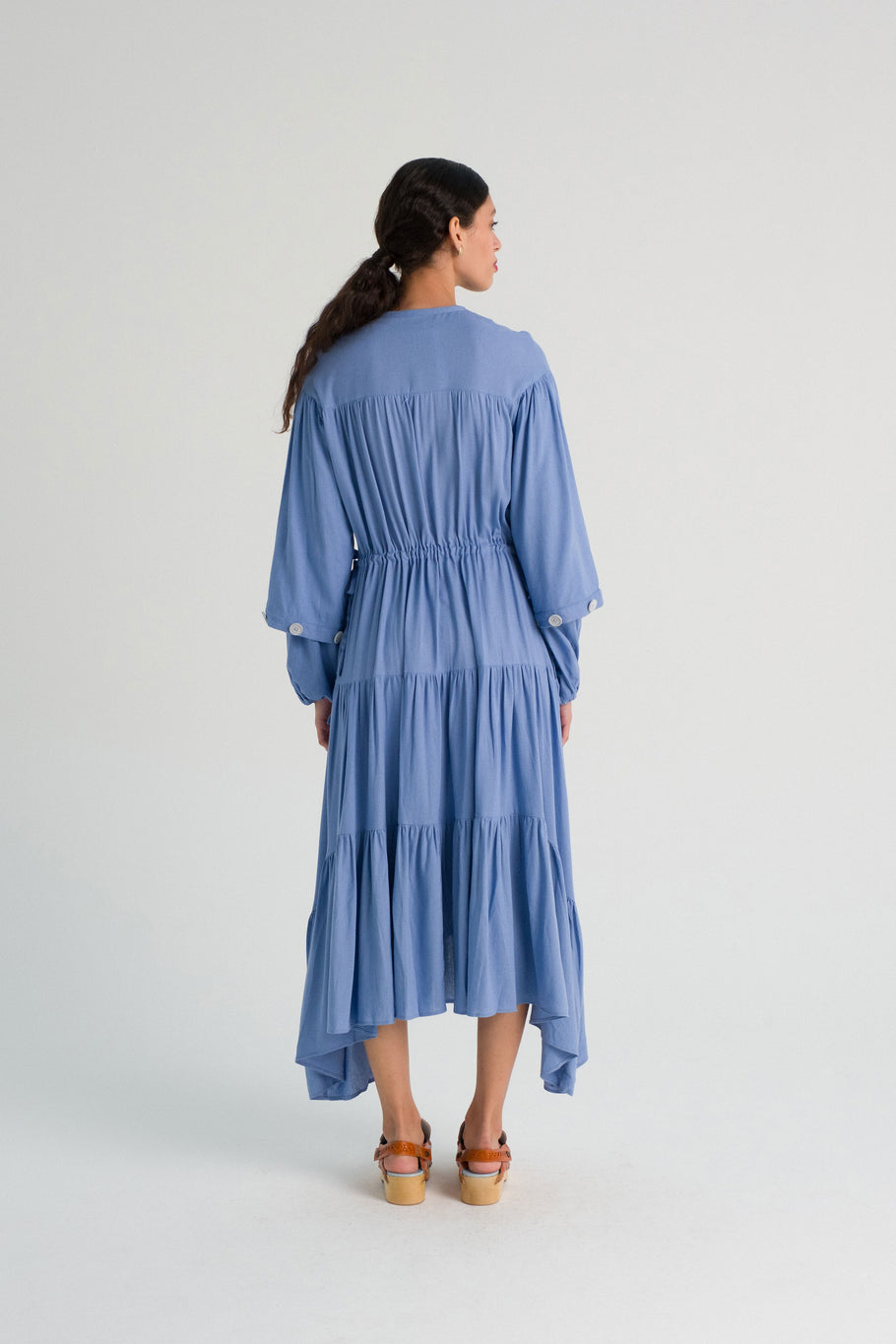 Vestido Thabat Azul Maya