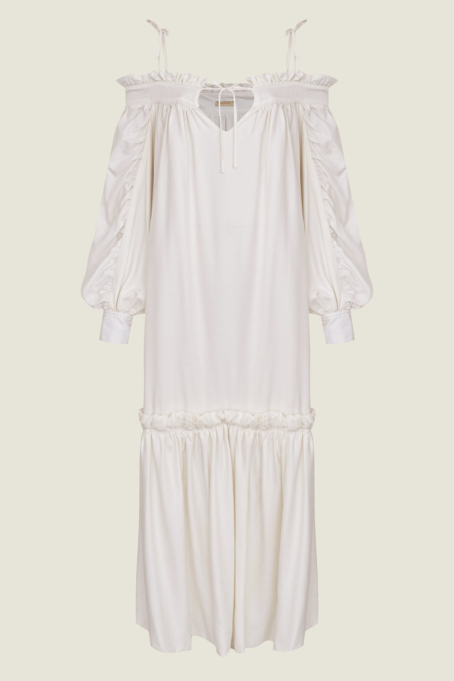 Vestido Poet off-white